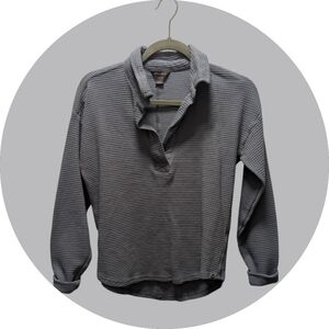 Eddie Bauer - Women's Cloud Blue Waffle Long Sleeve Shirt - Small